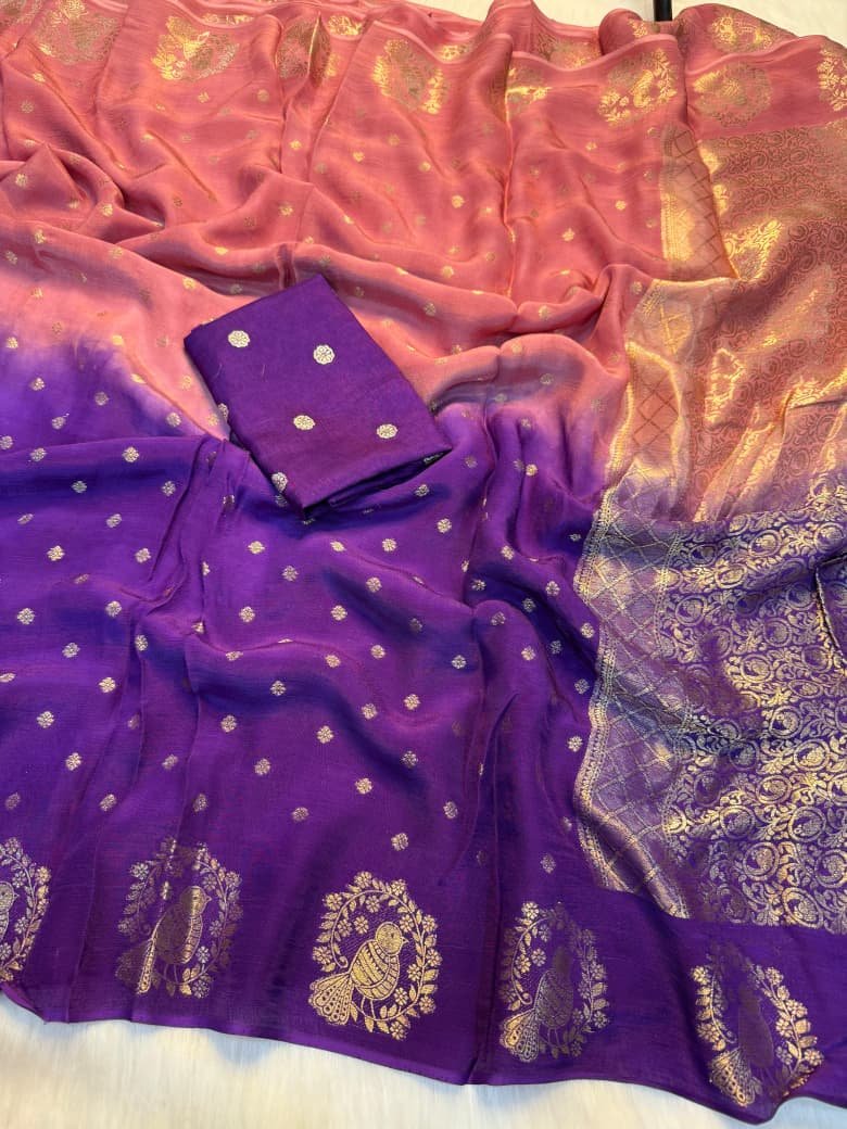 ILF The Sparrow-Dola Russian Silk Saree