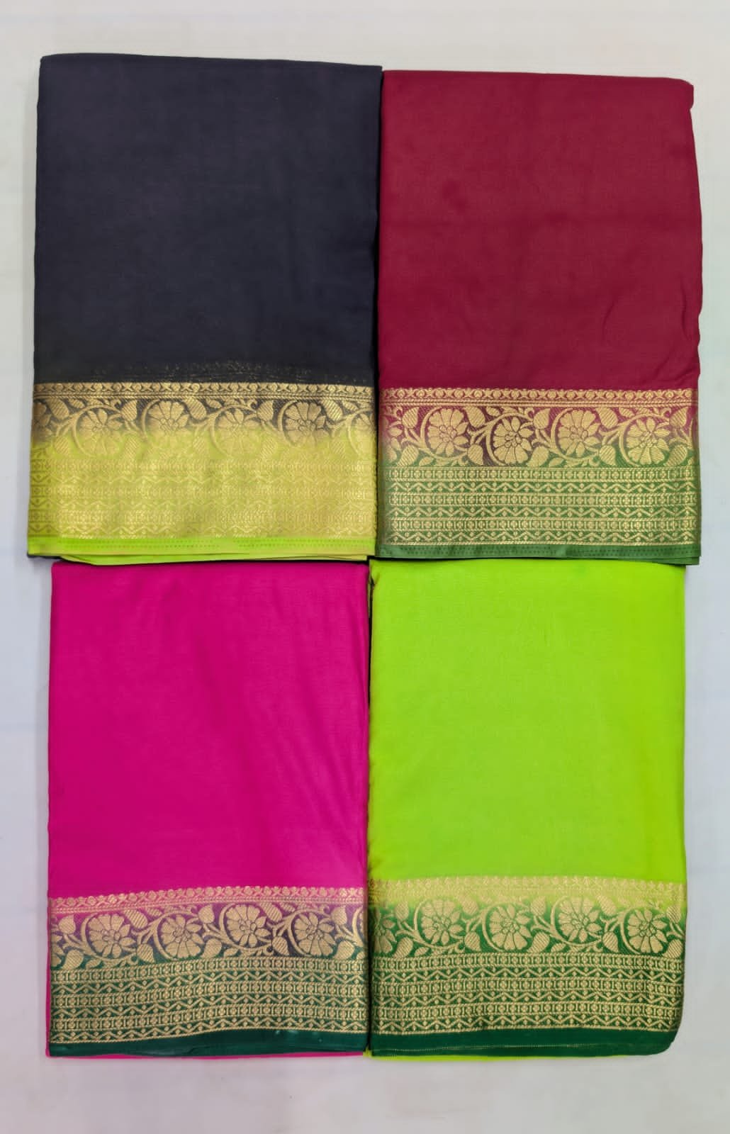 ILF Pure Elegance: Semi Mysore Soft Crepe Silk Saree with Anmol Zari