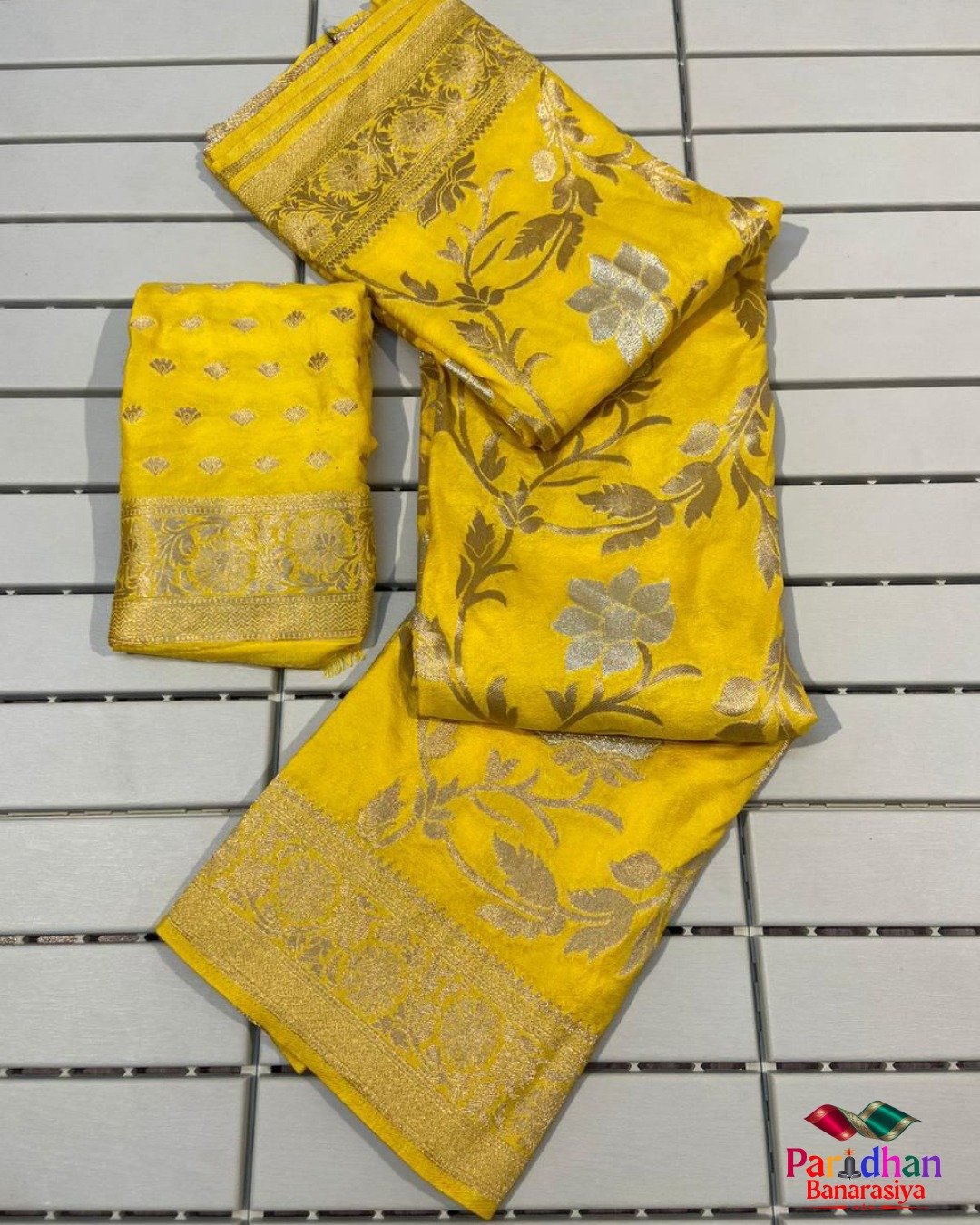 Pure Soft Khadi Georgette Silk Saree 