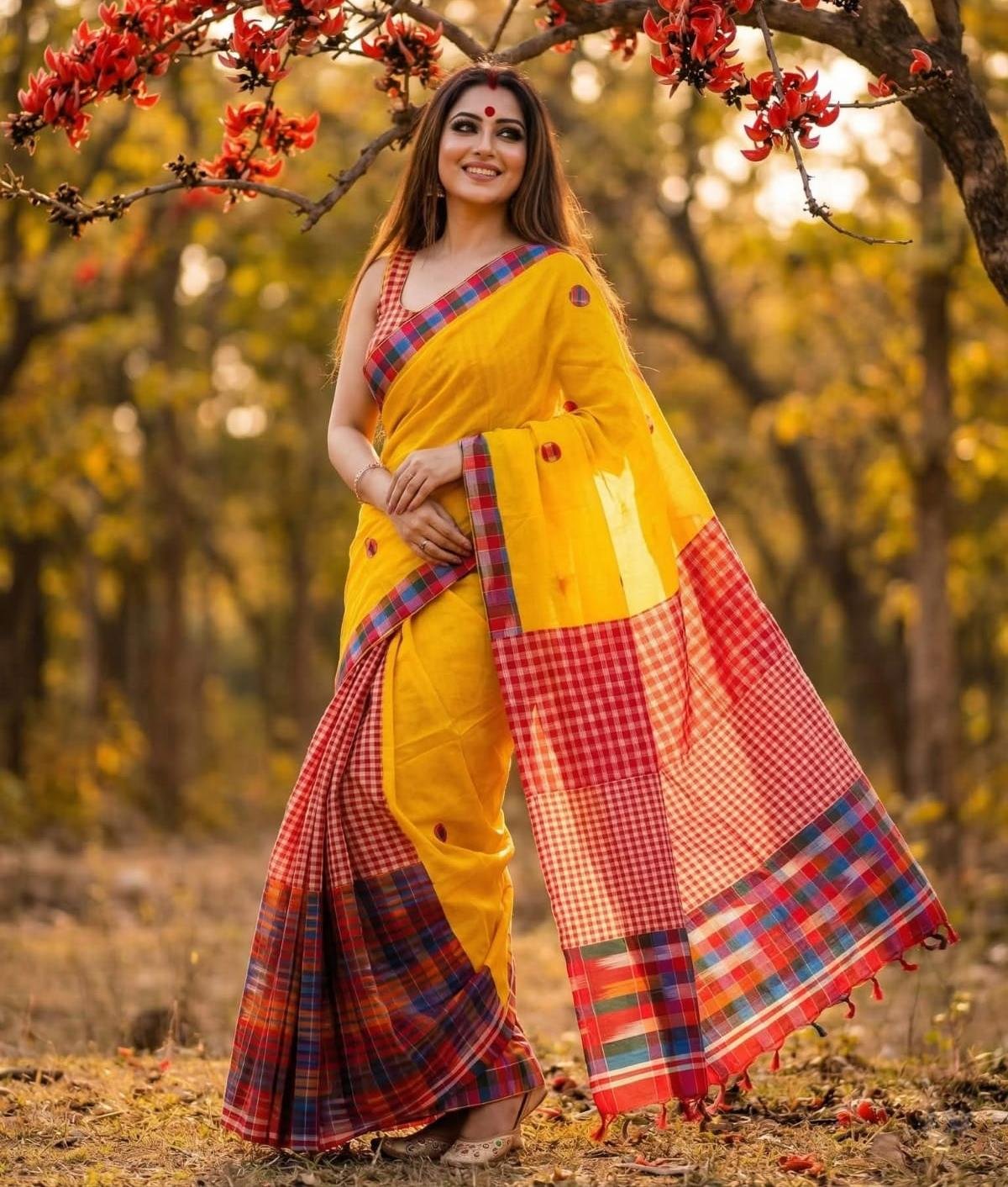 Premium Soft Bengal Dhakai Jamdani Saree