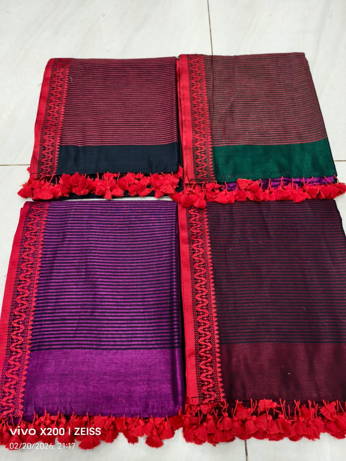 Exclusive Handloom Soft Pure Cotton Maheshwari Saree