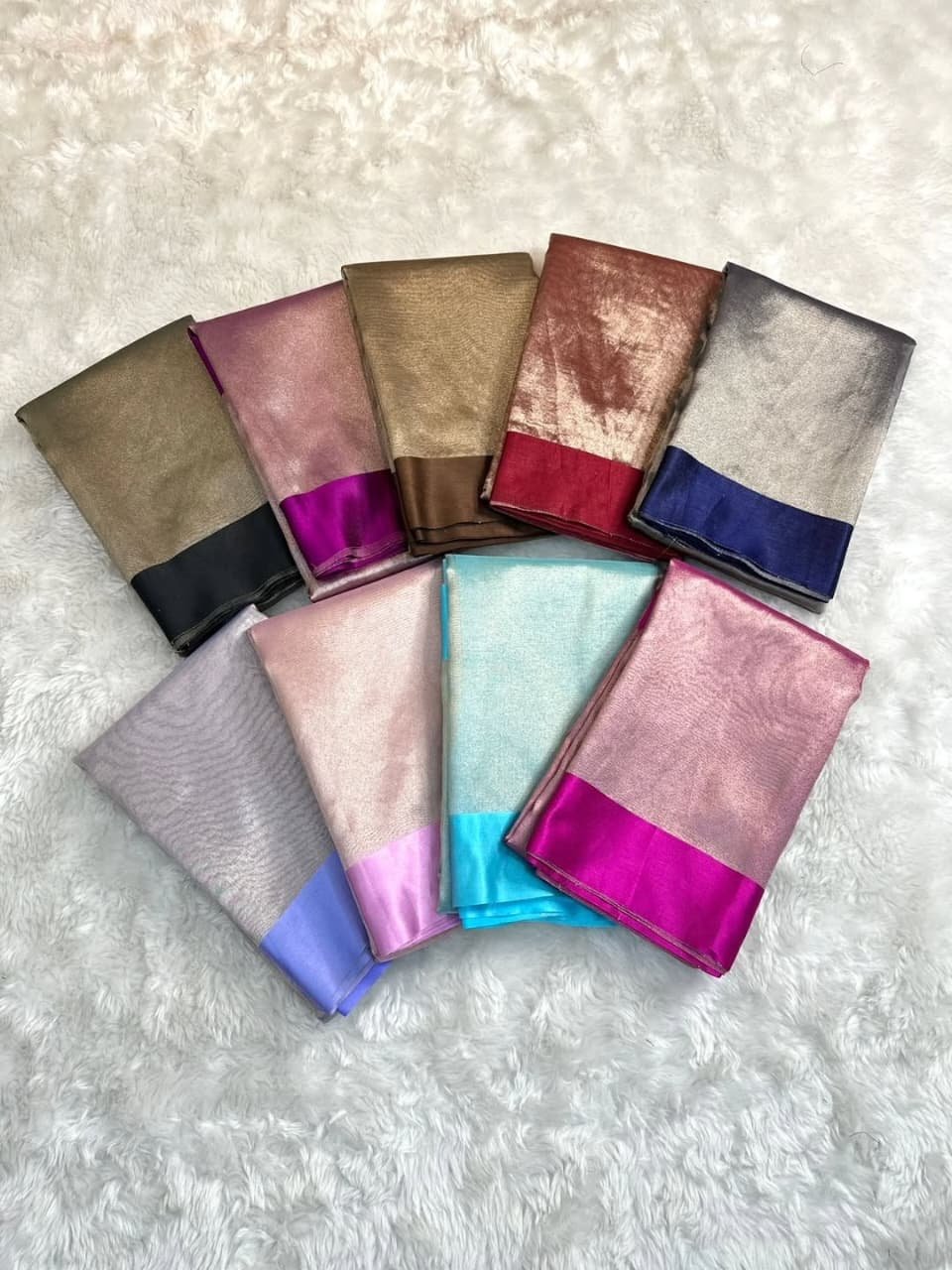Exclusive Banarasi Tissue Soft Saree with Satin Border