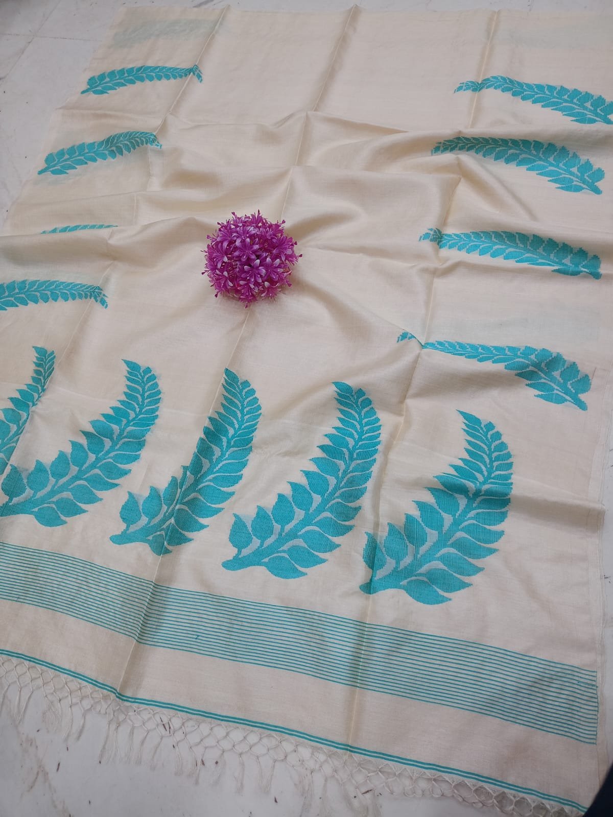 Premium Handwoven Pure Gachi Tussar Silk Saree – Silk Mark Certified Code !! T T.G.C.