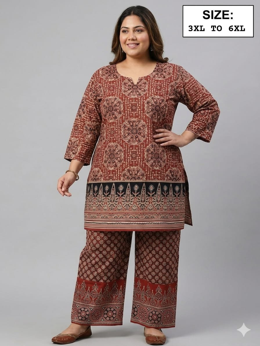 Premium Cotton Printed Co-ords Set Code !! F.B.K.