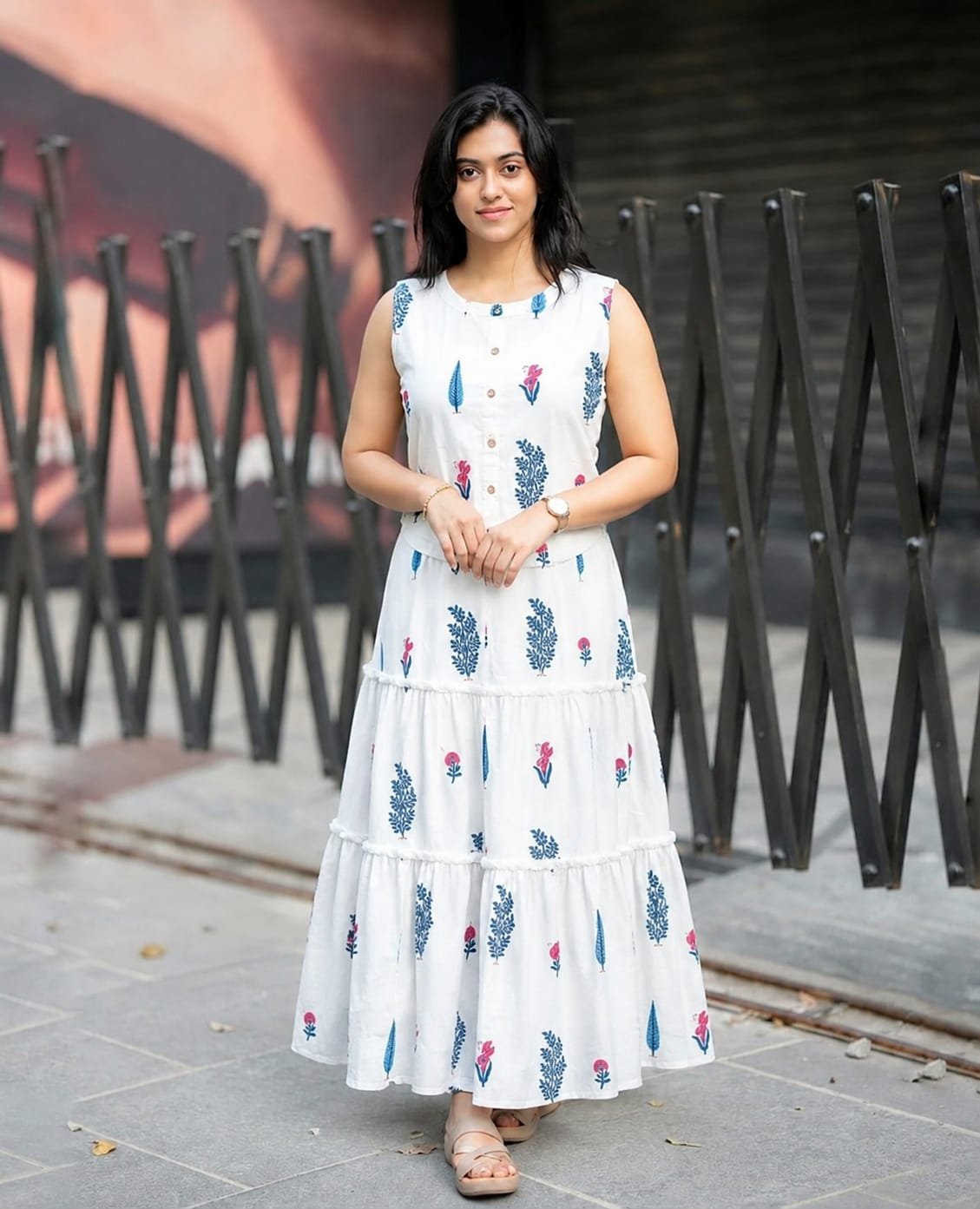 Timeless Elegance Cotton Co-ord Set (Code: F.B.W.)