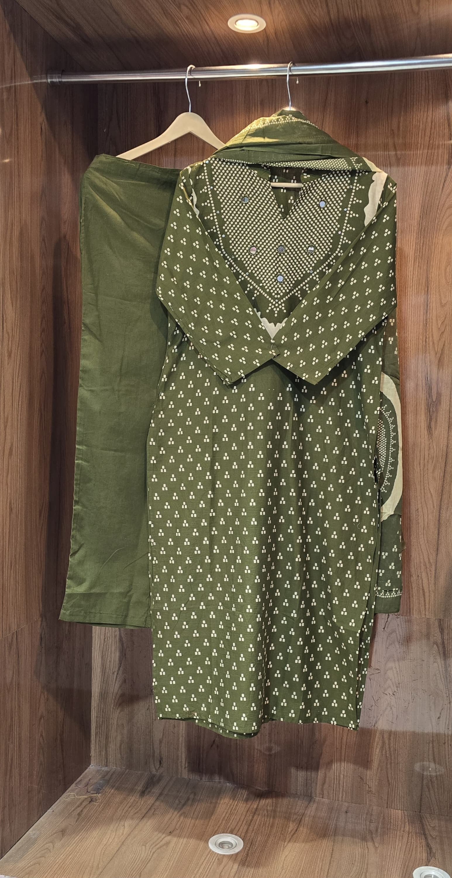 Designer Pure Cotton 60*60 Printed Kurta Pant Set with Dupatta Code!! F.B.K.