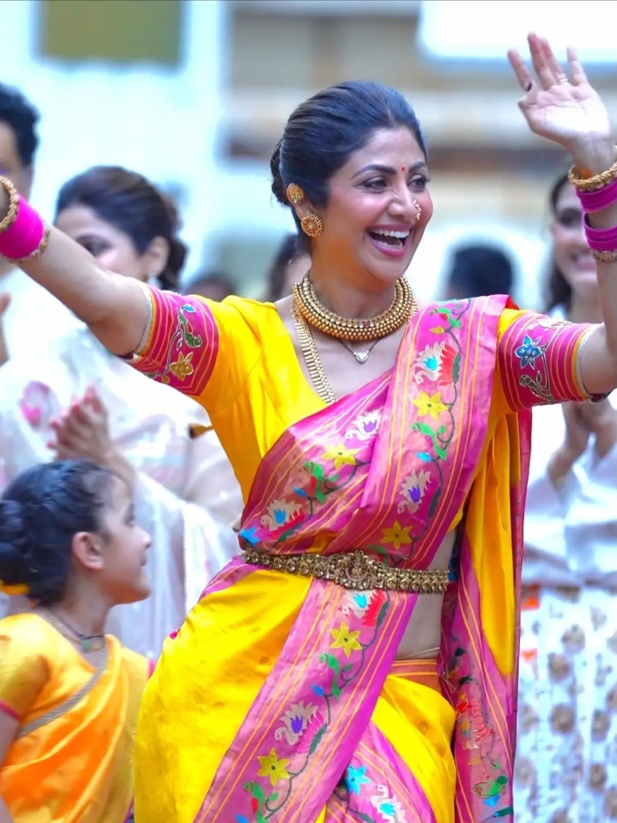 Shilpa Shetty Inspired Trending Paithani Silk Saree (Code: F.B.S.)