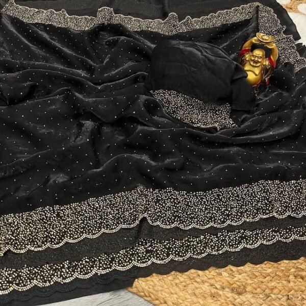 Neelanjali Black Saree