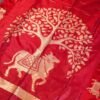 Banarasi Red Raw Silk Saree