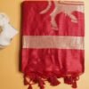 Banarasi Red Raw Silk Saree