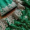 Green Rajasthani Bandhani Saree