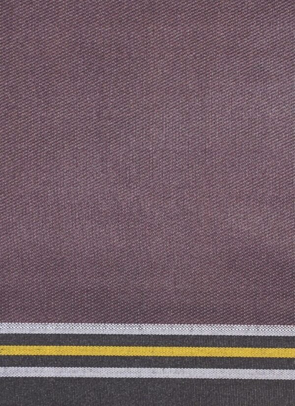 Banarasi Brown Ikat Silk Saree with Mustard Pallu Banarasi Brown Ikat Silk Saree