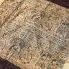 Dark Taupe Madhubani Silk Saree