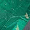 Banarasi Rama Green Raw Silk Saree