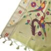 Mehandi Green Parrot Paithani Silk Saree