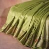 Mehandi Green Parrot Paithani Silk Saree