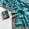 Teal Alexa Crush Saree