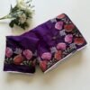 Purple Pure Tussar Silk Saree