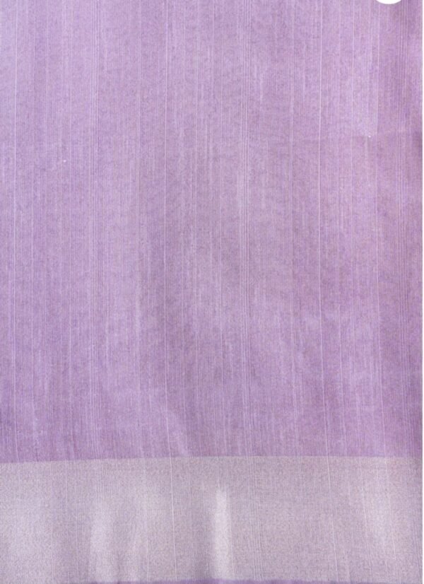 Banarasi Onion Block Print Raw Silk Saree