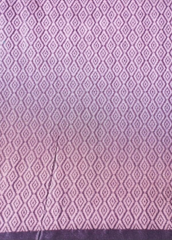 Banarasi Purple Raw Mango Silk Saree with Zari Buta Purple Raw Mango Silk Saree