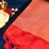Banarasi Red Rangkaat Silk Saree | Bridal Handloom Banarasi Saree Banarasi Red Rangkaat Silk Saree