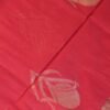 Red Banarasi Linen Upada Butta Silk Saree