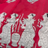 Red Maheshwari Saree