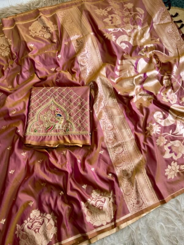 Vibrant Magenta & Gold Rajlaxmi Paithani Saree