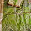 Olive Green Rajlaxmi Paithani Saree
