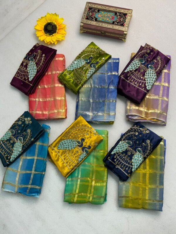 Pure Viscose Soft Jute Khadi Saree