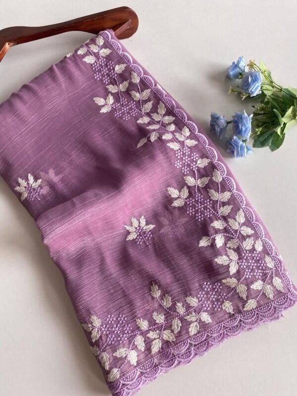 SHIMMER CRUSH Shimmer Georgette Embroidered Partywear Saree11.18.01 PM (1) SHIMMER CRUSH