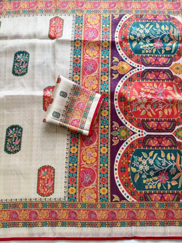 Pure Jari Weaving Silk Saree