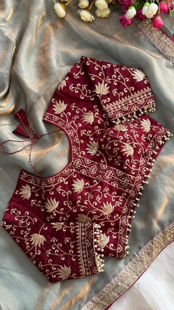 Heavy Pure Fendi Saree