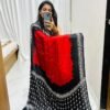 Wrap Yourself in Tradition - Pure Softy Silk Pashmina Print Saree Wrap Yourself in Tradition