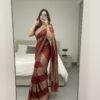 Weaving Patti Georgette Saree