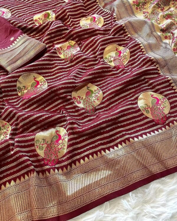 Pure Khadi Crepe Silk Saree