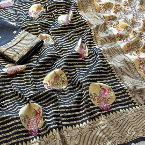 Pure Khadi Crepe Silk Saree