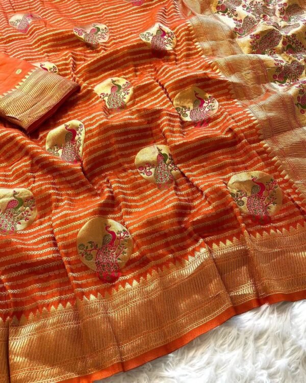 Pure Khadi Crepe Silk Saree