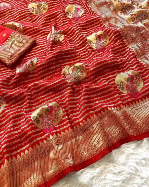 Pure Khadi Crepe Silk Saree